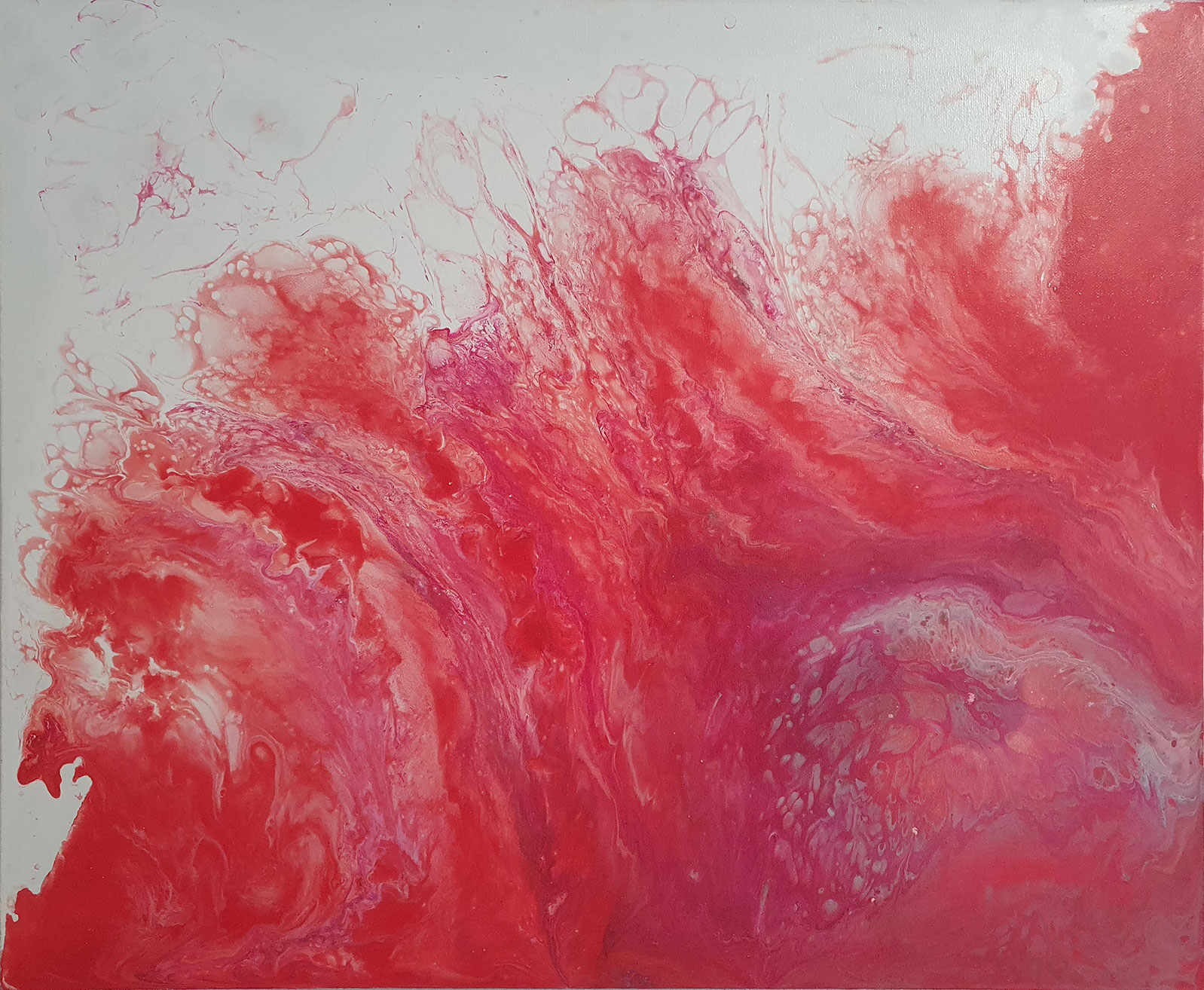 ARTuR artist The painting “Unconditional Love” (acrylic on canvas, 2021, 60 cm x 50 cm x 2 cm)